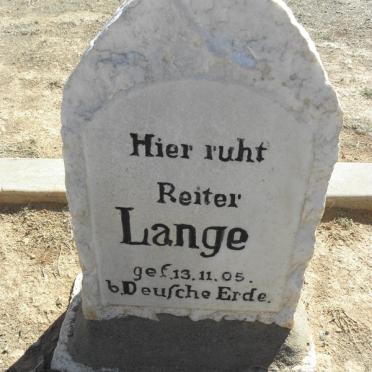 LANGE ? -1905