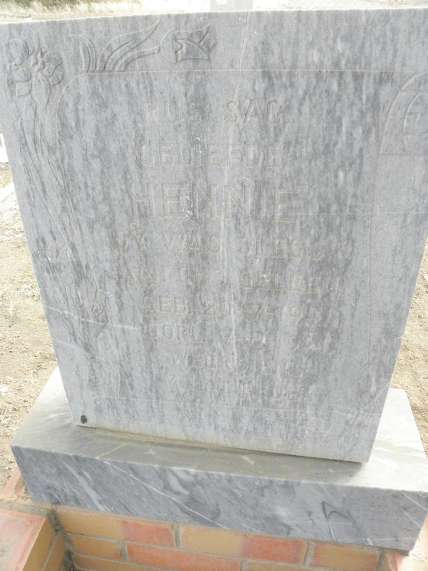 ? Hennie 1941-1941