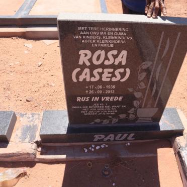PAUL Rosa 1938-2013