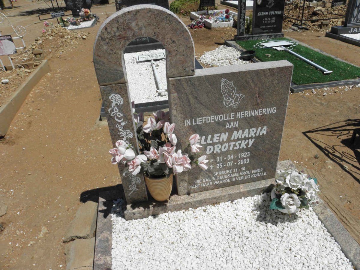 DROTSKY Ellen Maria 1923-2009