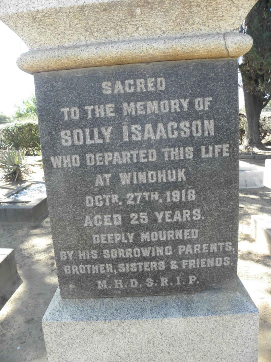 ISAACSON Solly -1918