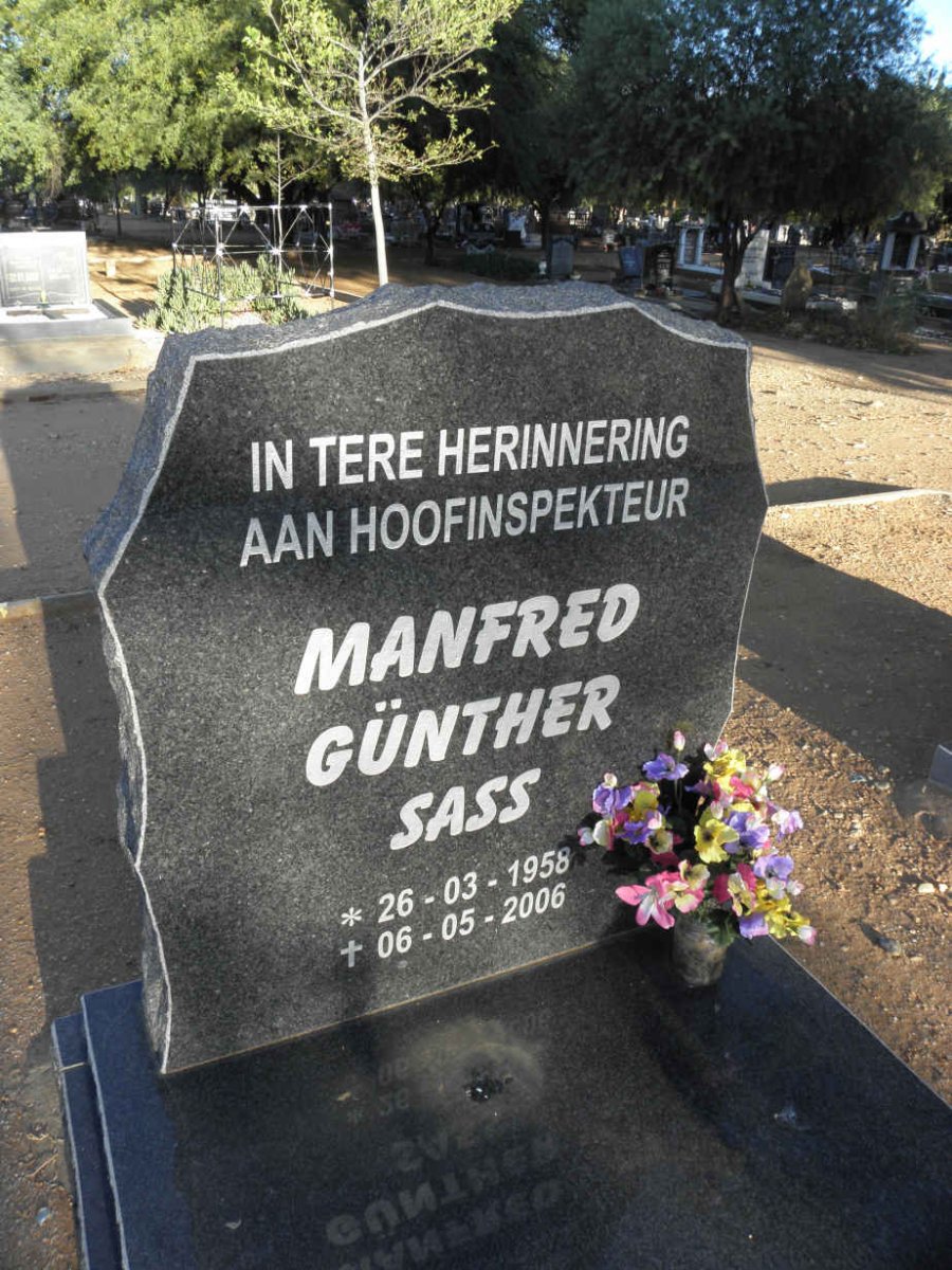 SASS Manfred Günther 1958-2006