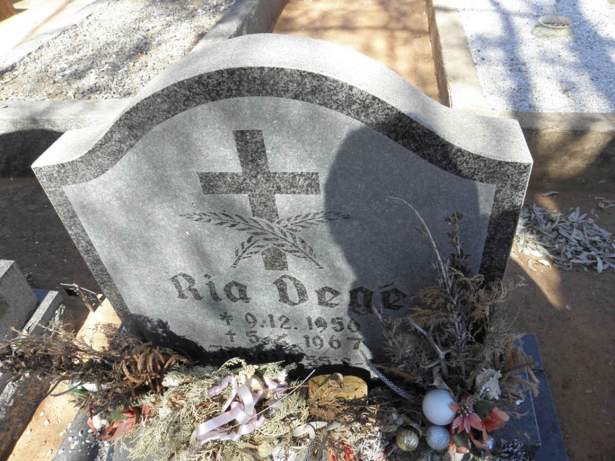 DEGÉ Ria 1956-1967