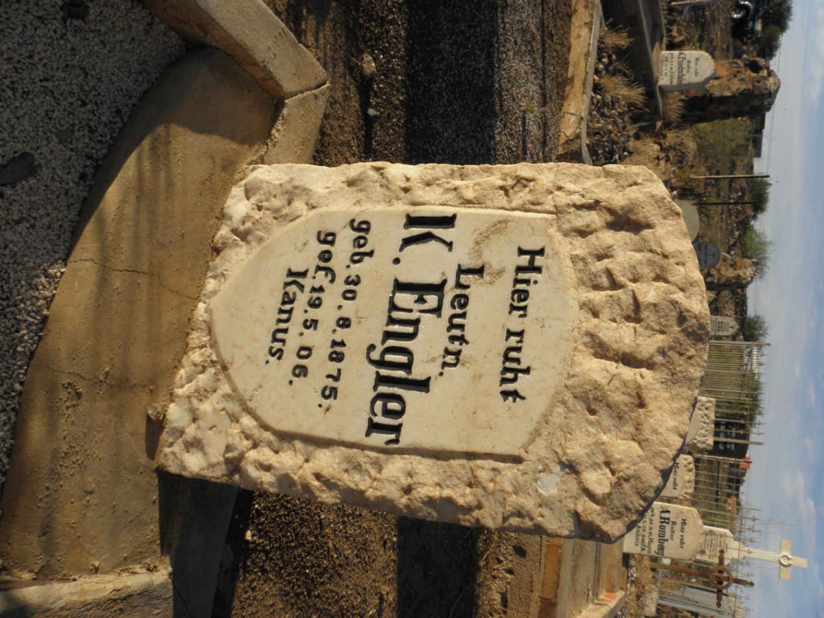 ENGLER K. 1875-1906