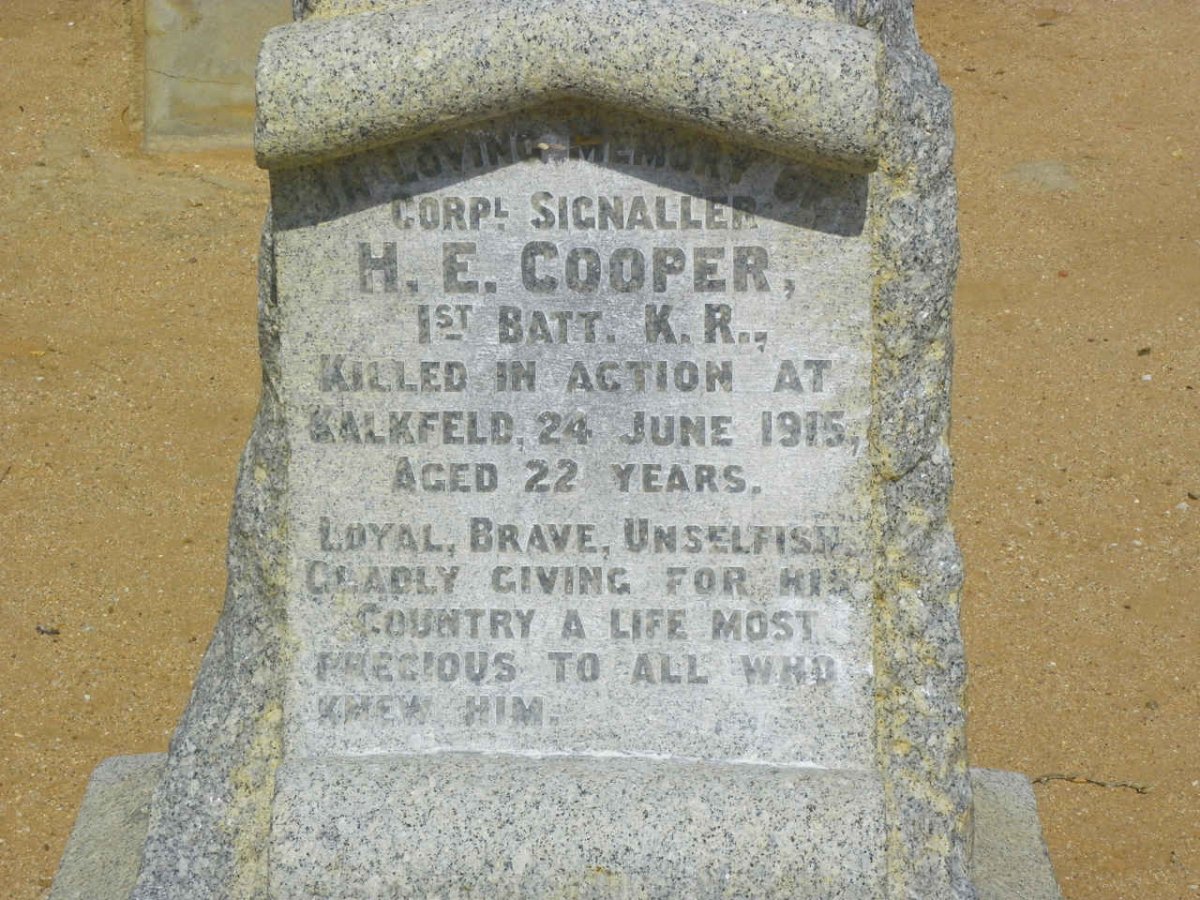COOPER H.E. -1915