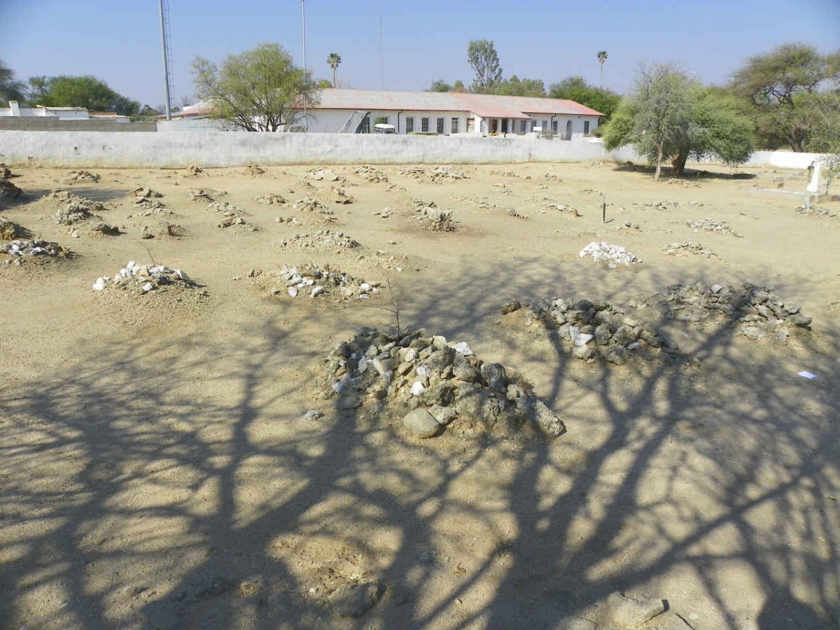 3. Unmarked graves