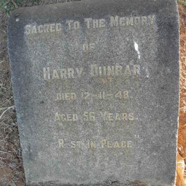 DUNBAR Harry -1948