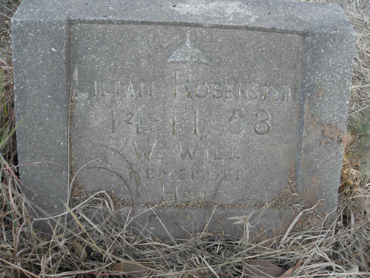 ROSENSTEIN Lilian -1958
