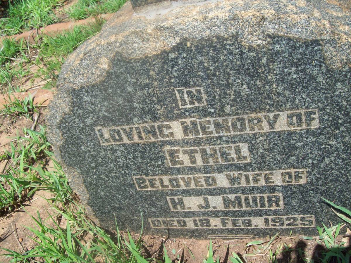 MUIR Ethel -1925