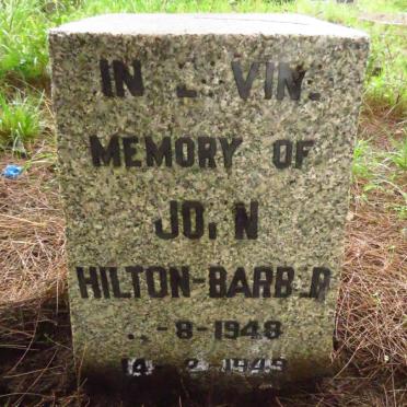 BARBER John, HILTON 1948-1949