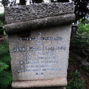 PRETORIUS John Antoni 1875-1947