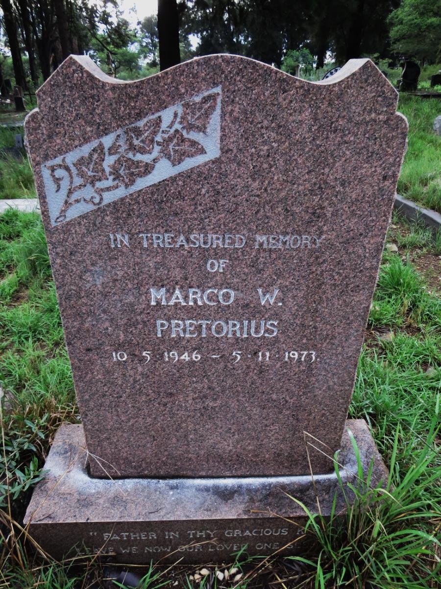 PRETORIUS Marco W. 1946-1973