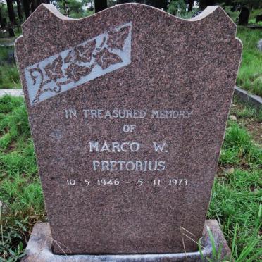 PRETORIUS Marco W. 1946-1973
