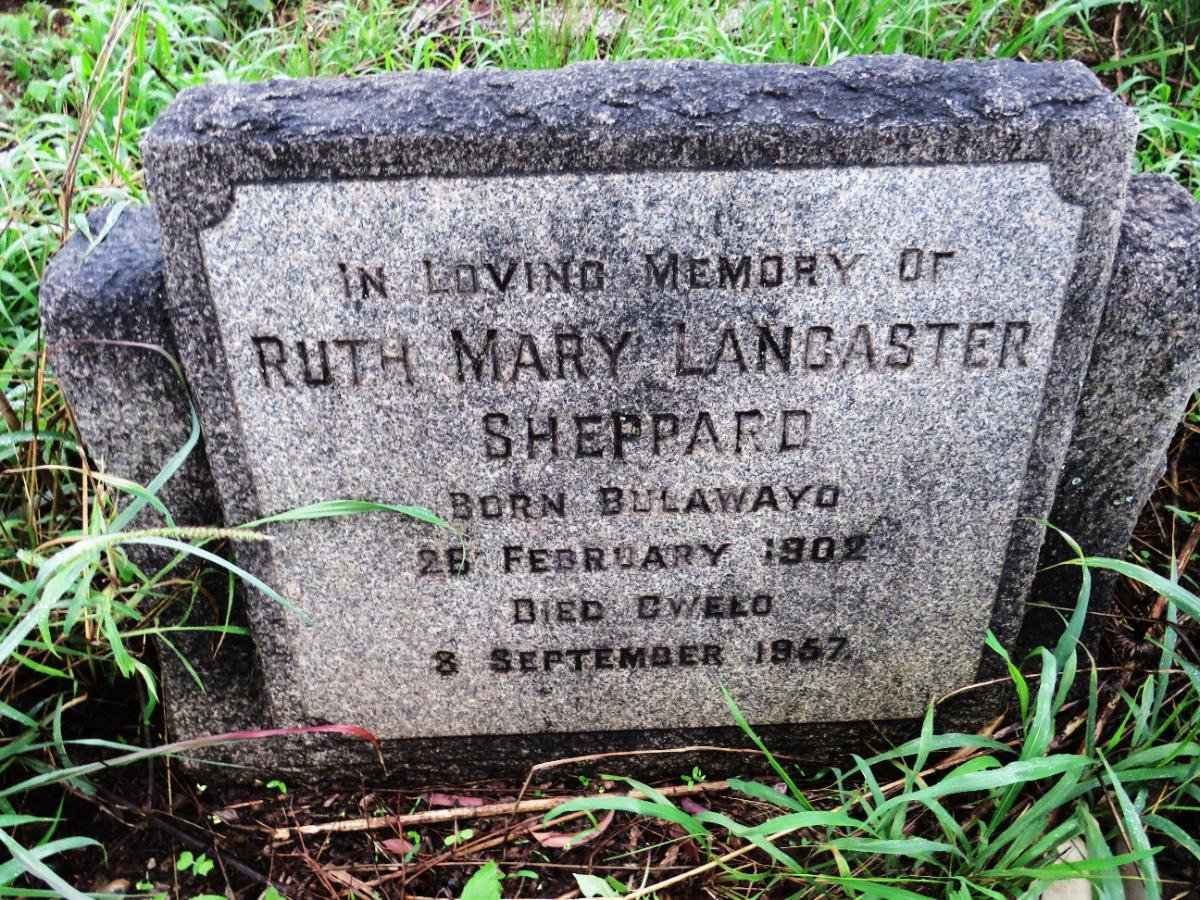 SHEPPARD Ruth Mary Lancashire 1902-1967