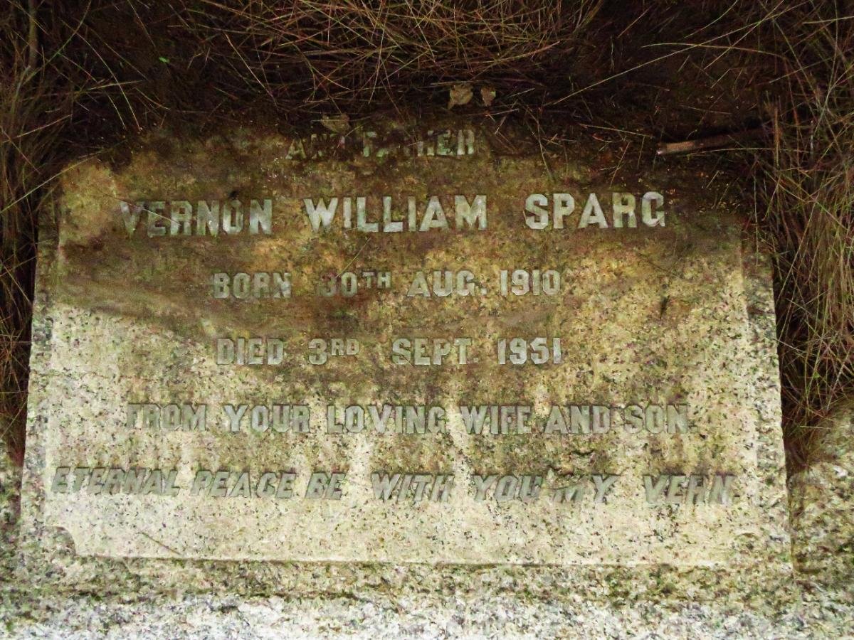 SPARG Vernon William 1910-1951