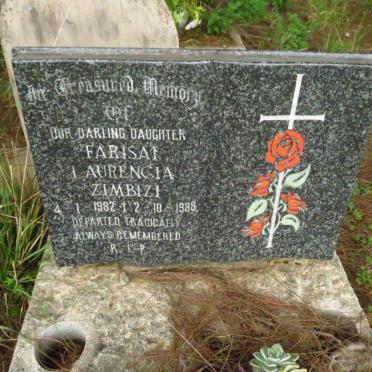 ZIMBIZI Farasai Laurencia 1982-1988
