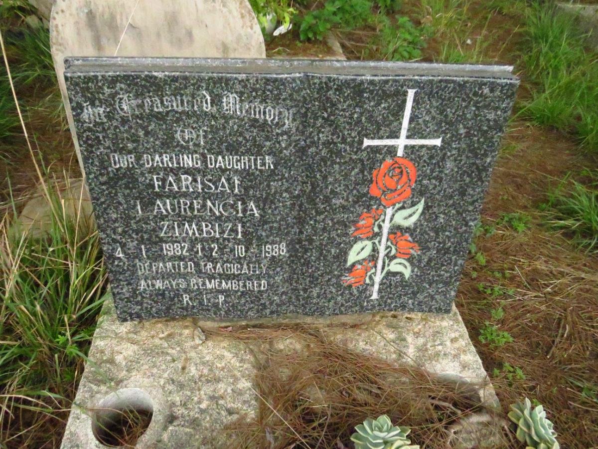 ZIMBIZI Farasai Laurencia 1982-1988