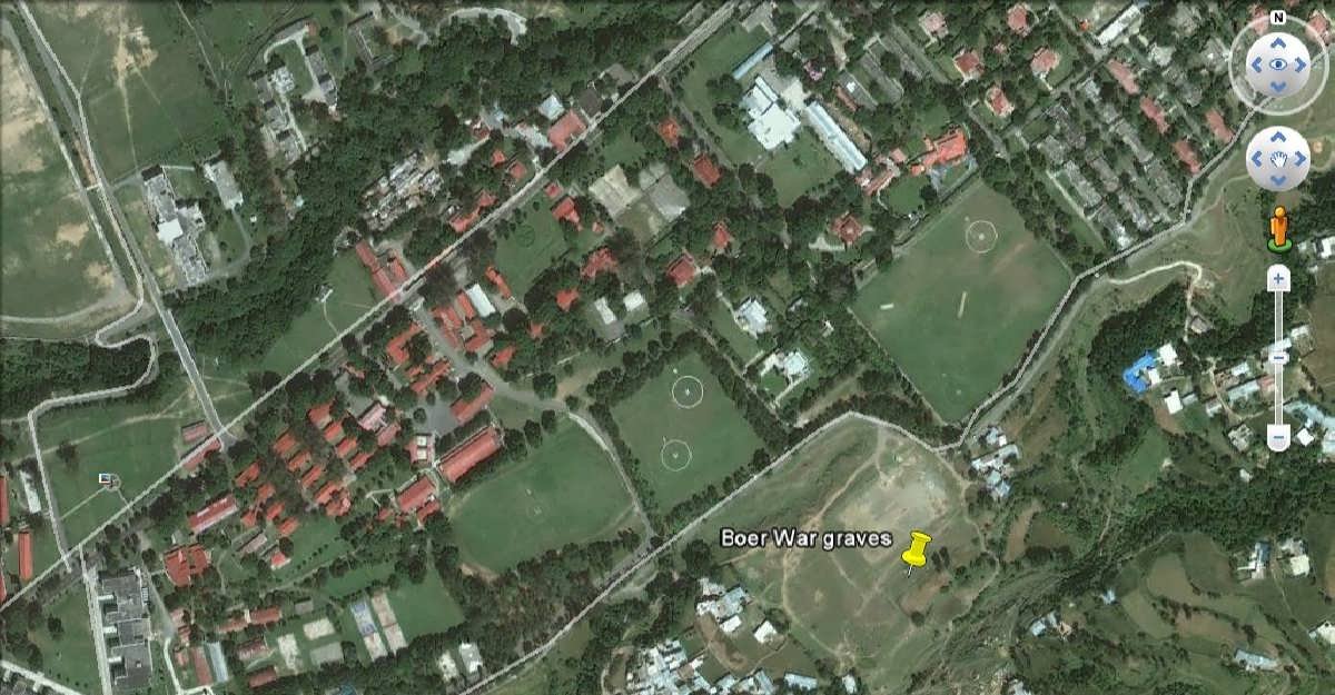 1. Google earth map with location